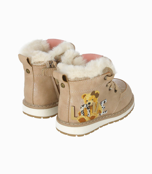 Botín bebé niña love 19 / Café