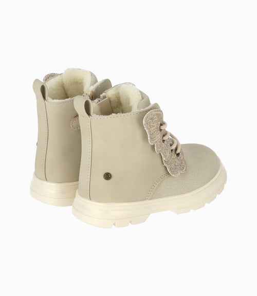 Botín bebé niña mariposa 19 / Beige