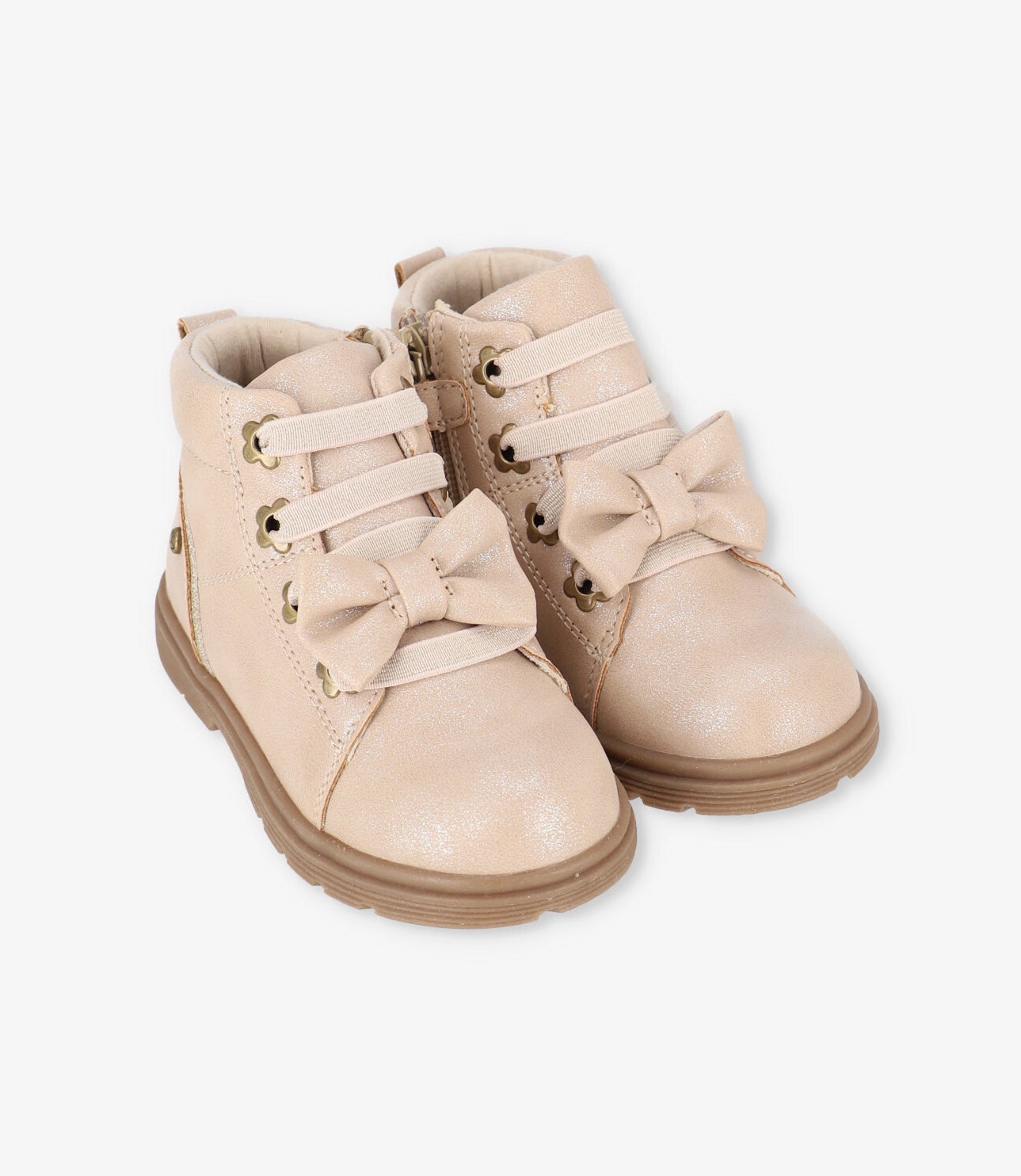 Botín bebé con lazo