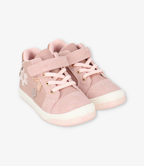 Botín bebé con flores