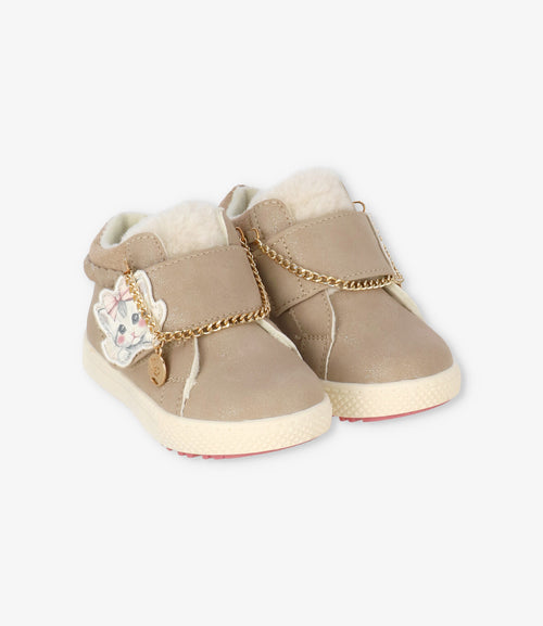 Botín bebé con gato 19 / Beige