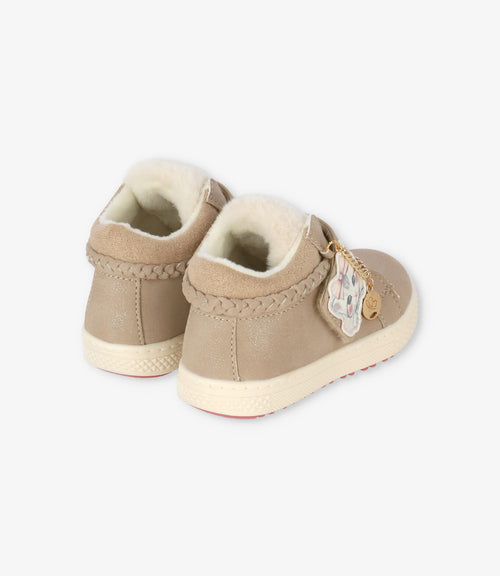Botín bebé con gato 19 / Beige