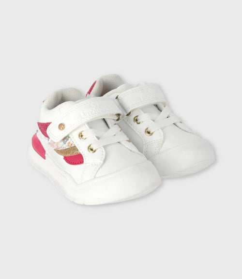 Zapatilla bebé con luces 19 / Rosado