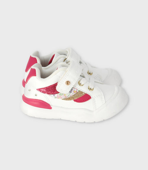 Zapatilla bebé con luces 19 / Rosado