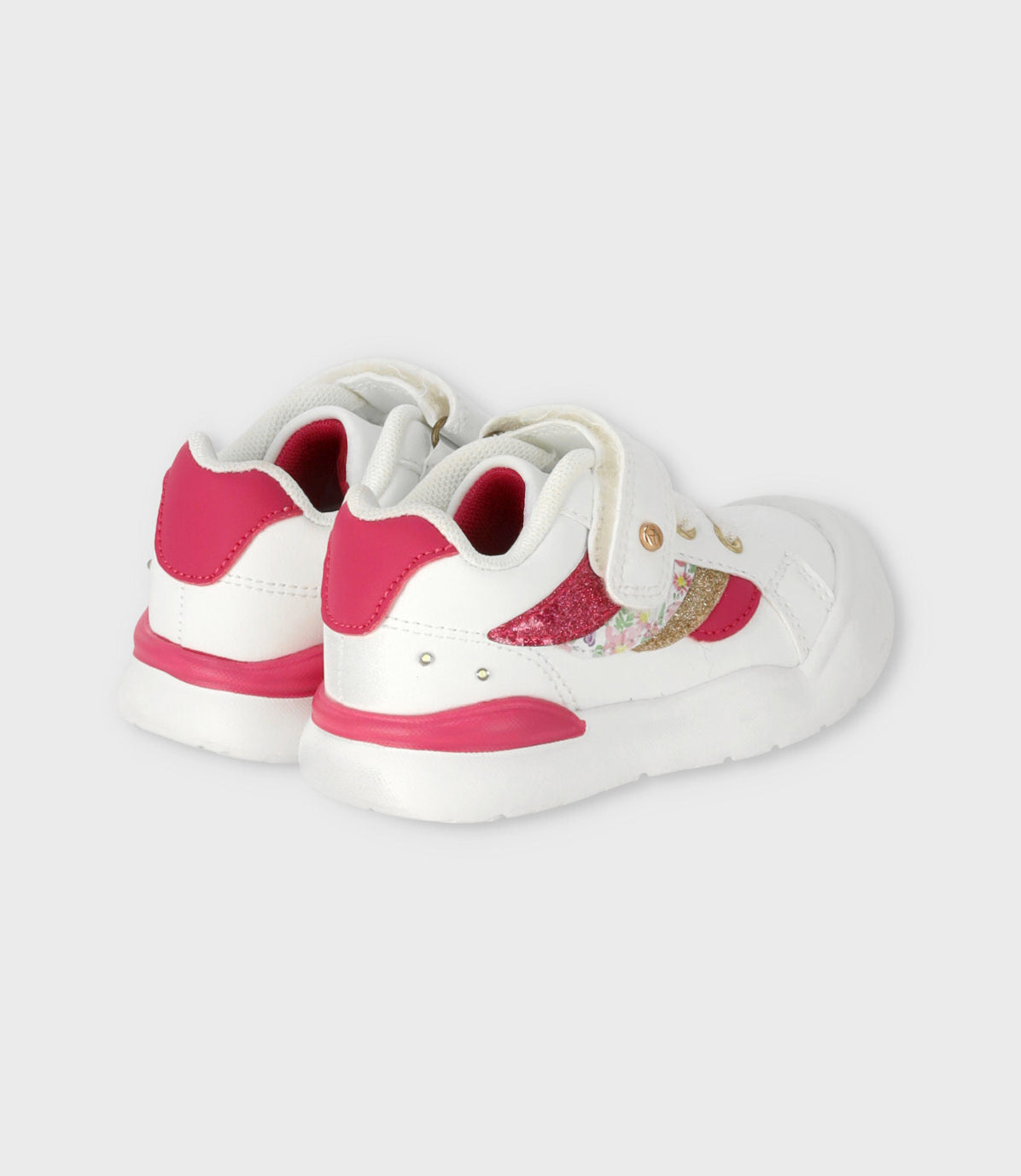 Zapatilla bebé con luces 19 / Rosado