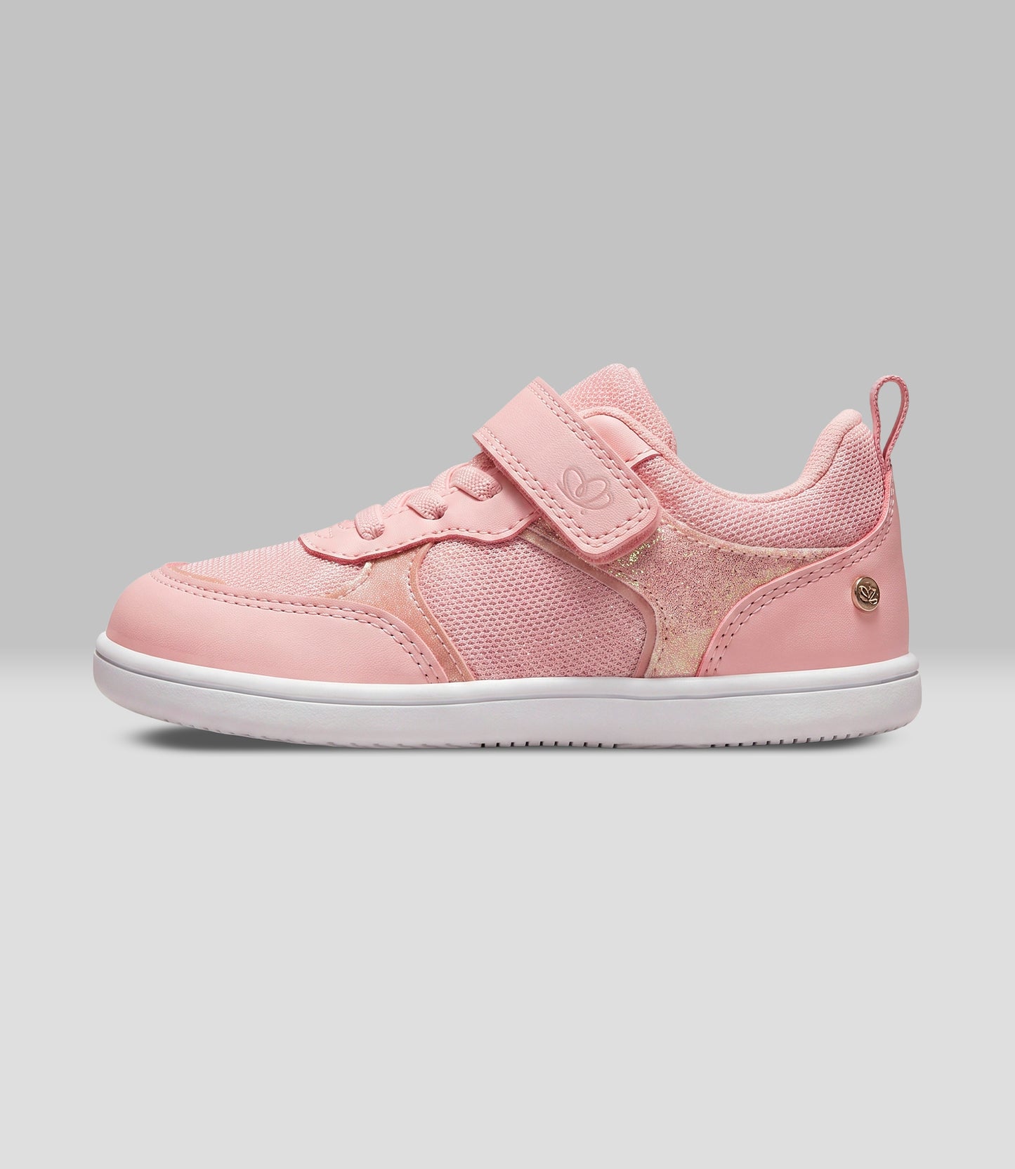 Zapatilla bebé ultraflexible con brillos 19 / Rosado