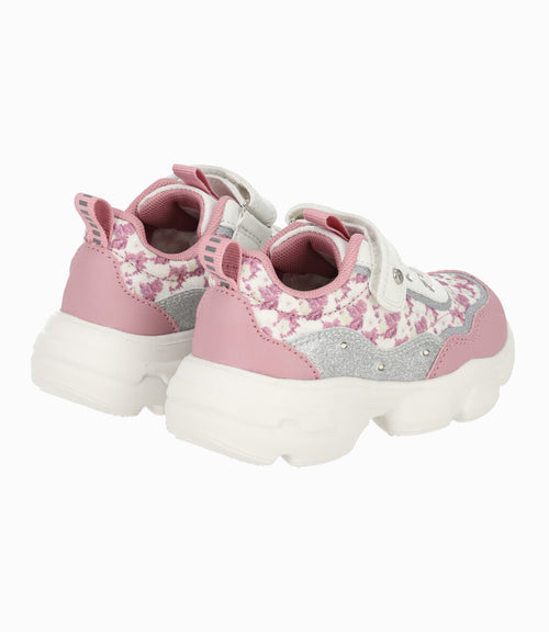 Zapatilla bebé niña con luces 19 / Rosado