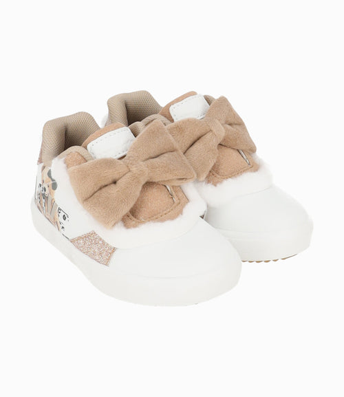 Zapatilla bebé niña con lazo