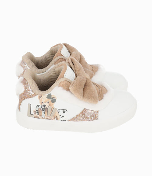 Zapatilla bebé niña con lazo