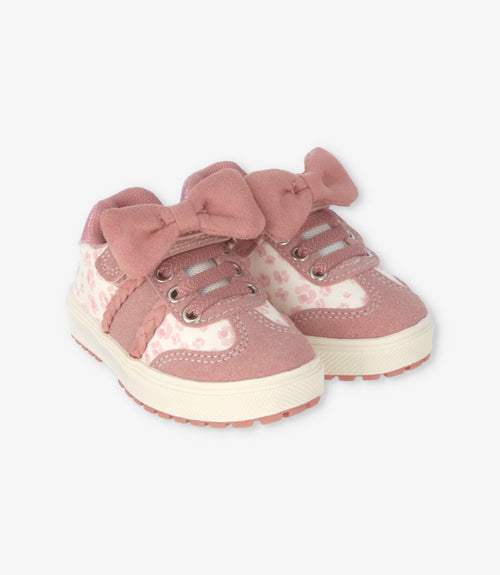 Zapatilla bebé con lazo