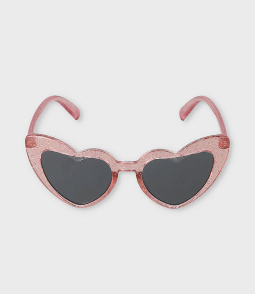Lente niña corazón Talla única / Rosado