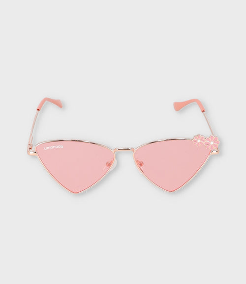 Lente niña con flores Talla única / Rosado