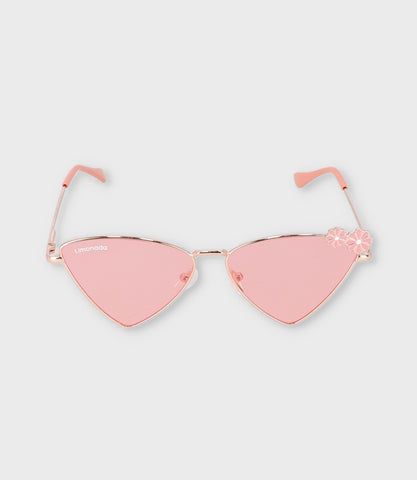 Lente niña con flores filtro uv