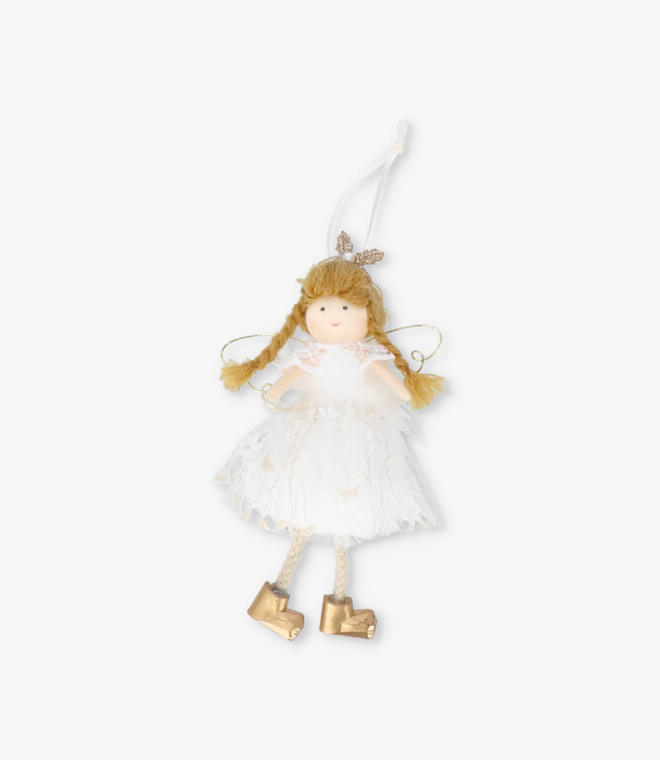 Muñeca niña hada Talla única / Blanco