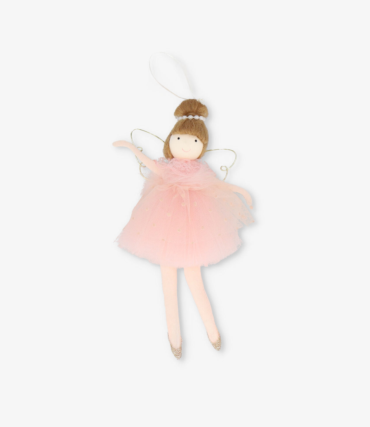 Muñeca niña hada Talla única / Rosado