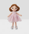 Muñeca niña con vestido rosado