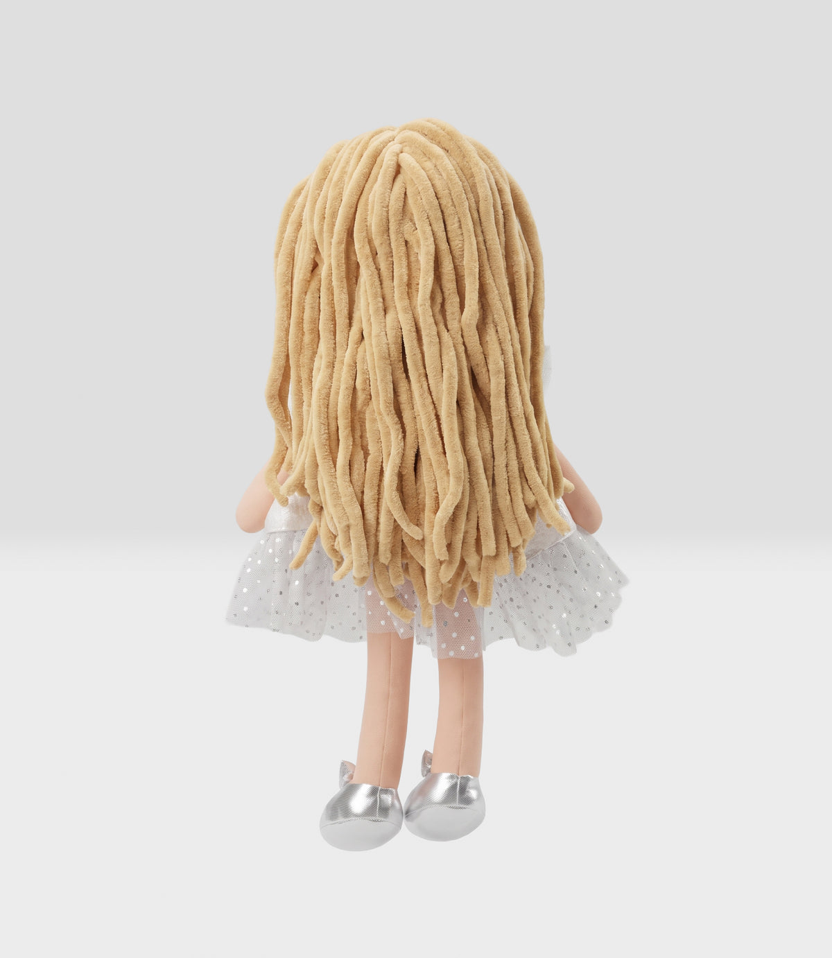 Muñeca niña con vestido blanco Talla única / Blanco