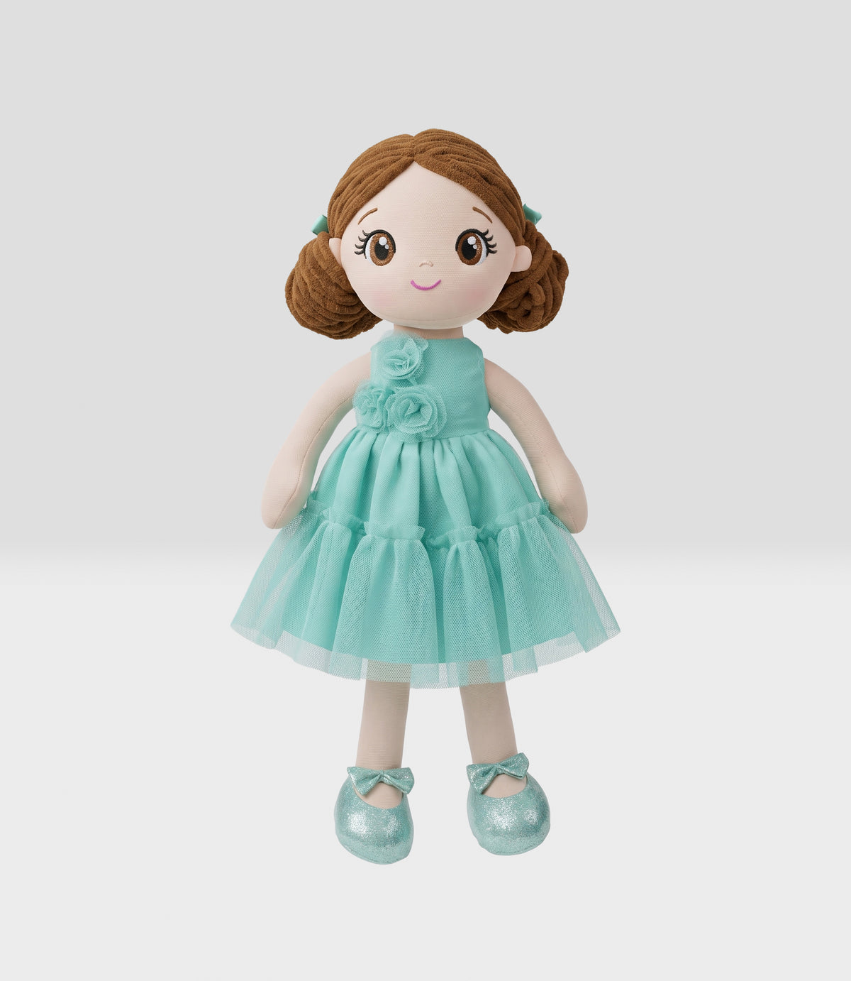 Muñeca nña con vestido Talla única / Celeste
