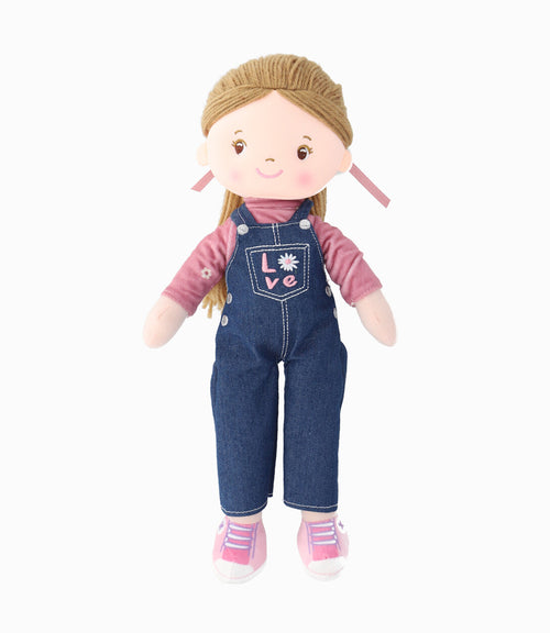 Muñeca niña con jardinera Talla única / Varios