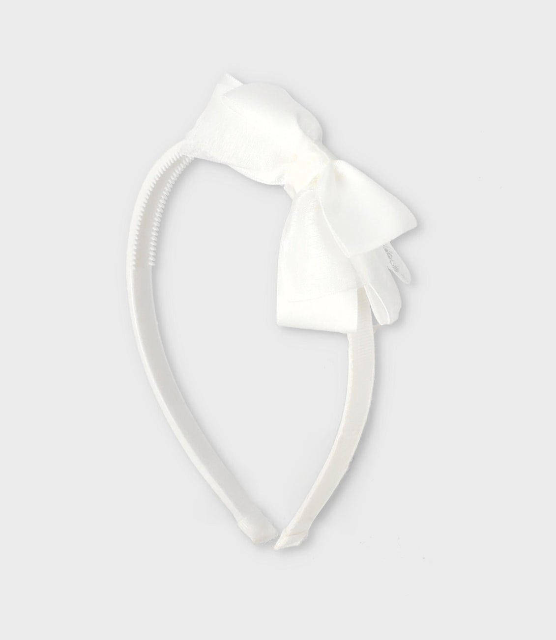 Cintillo niña con lazo Talla única / Blanco