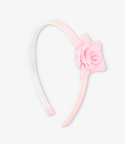 Cintillo niña con rosa