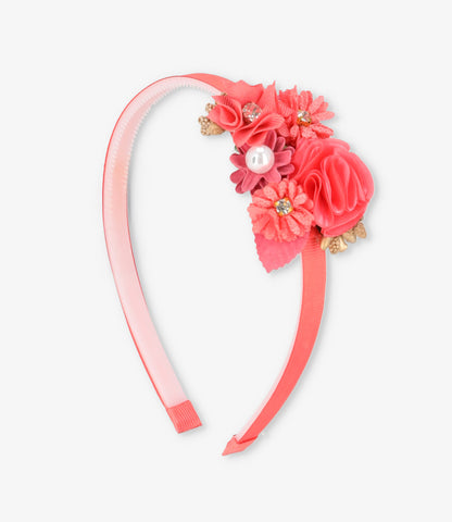 Cintillo niña con flores