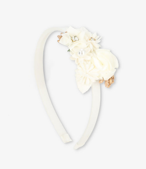 Cintillo niña con flores