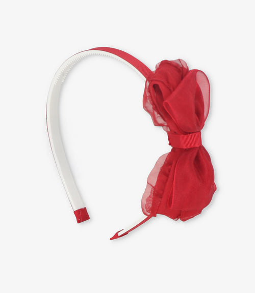 Cintillo niña con lazo Talla única / Rojo