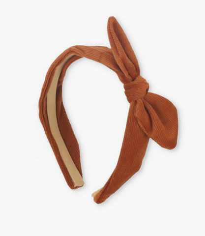 Cintillo Niña Con Lazo Mostaza