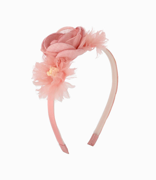 Cintillo Niña Con Flores