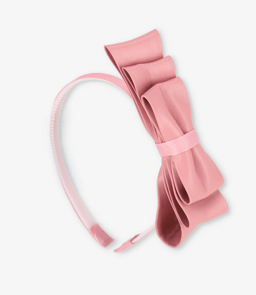 Cintillo niña con lazo Talla única / Rosado