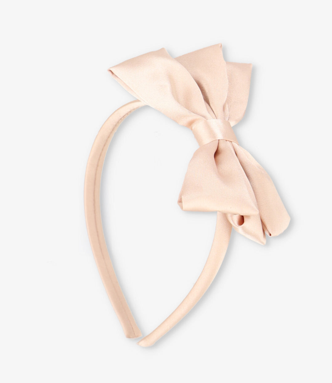 Cintillo niña con lazo Talla única / Beige
