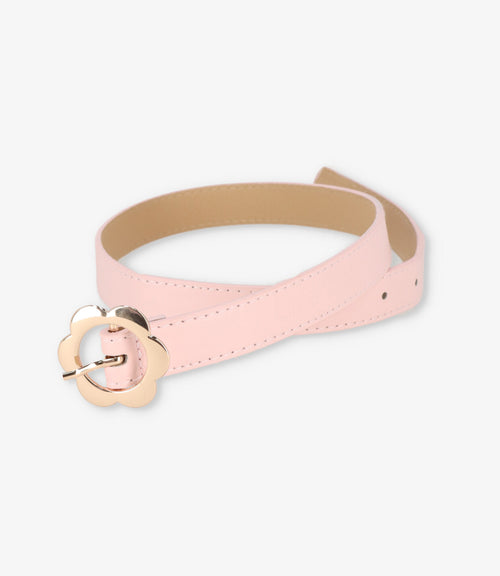 Cinturón niña con flor