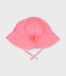 Gorro niña con flores