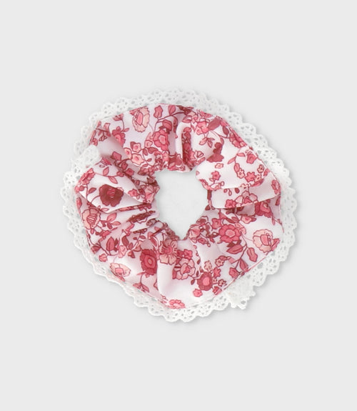 Collet niña scrunchie Talla única / Coral