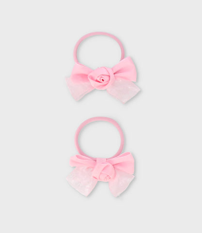 Collet niña lazo y flores