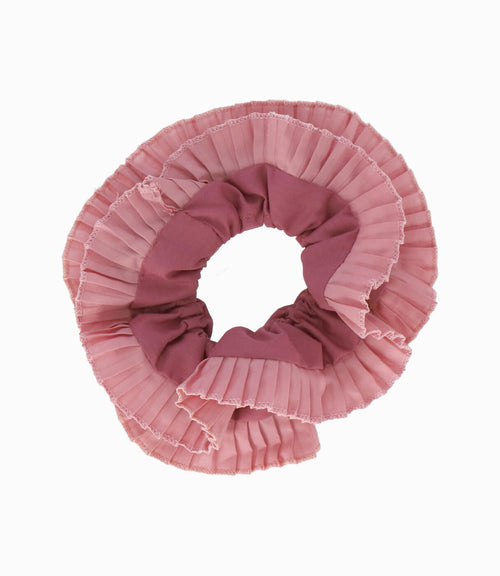 Collet niña scrunchie Talla única / Palo Rosa