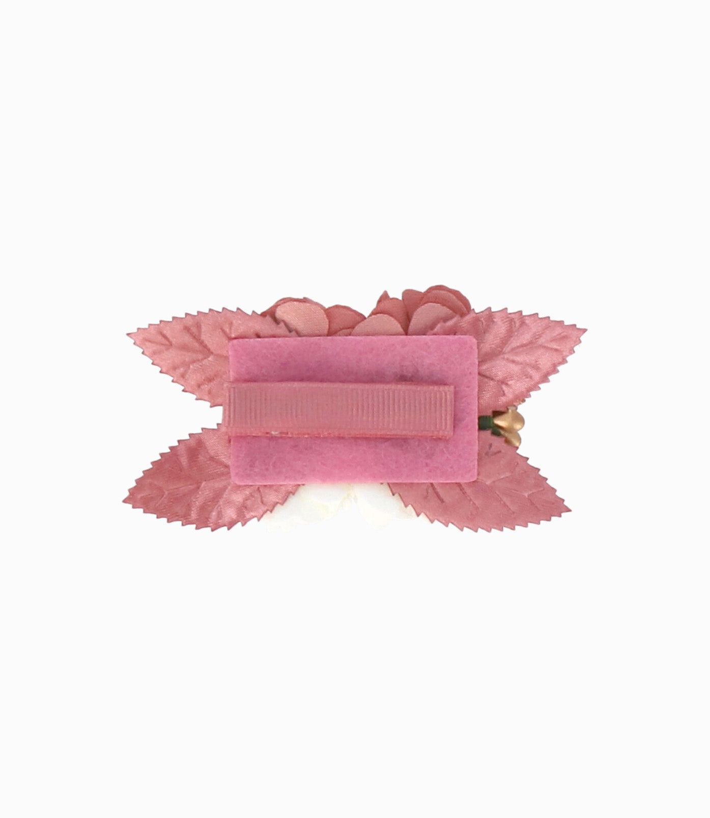 Pinche niña con flor Talla Única / Palo Rosa
