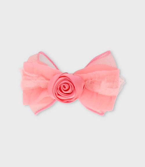 Pinche niña lazo Talla única / Rosado