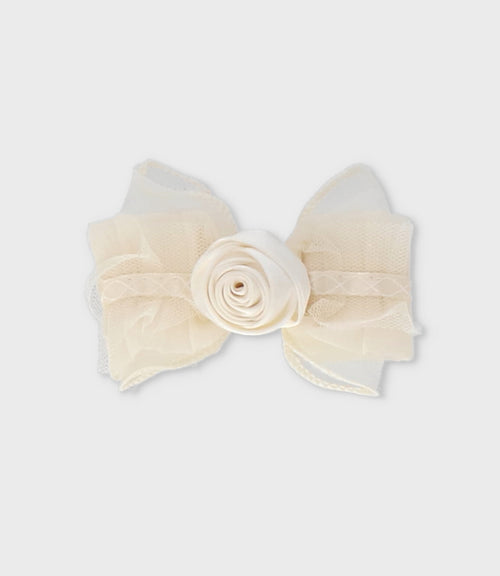 Pinche niña lazo Talla única / Blanco