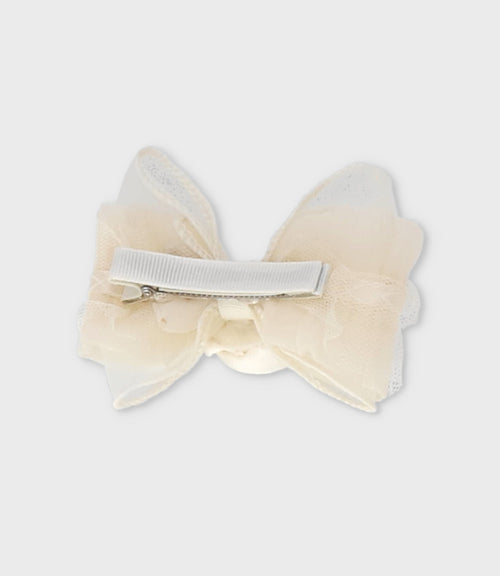 Pinche niña lazo Talla única / Blanco