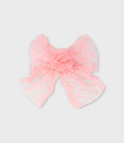 Pinche niña lazo Talla única / Rosado