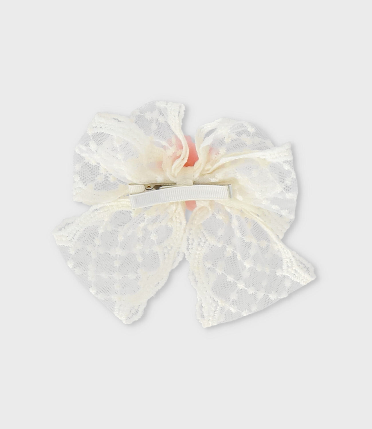Pinche niña lazo Talla única / Blanco