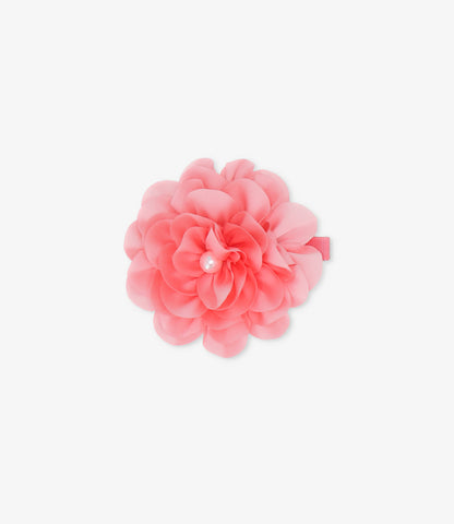 Pinche niña con flor