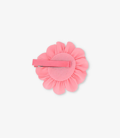 Pinche niña con flor