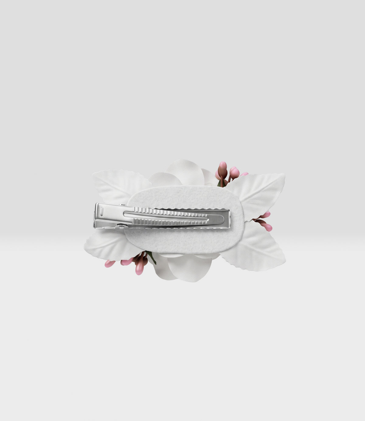 Pinche niña con flores Talla única / Crudo
