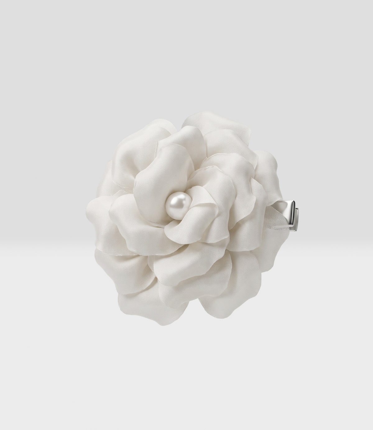 Pinche niña de flor Talla única / Blanco