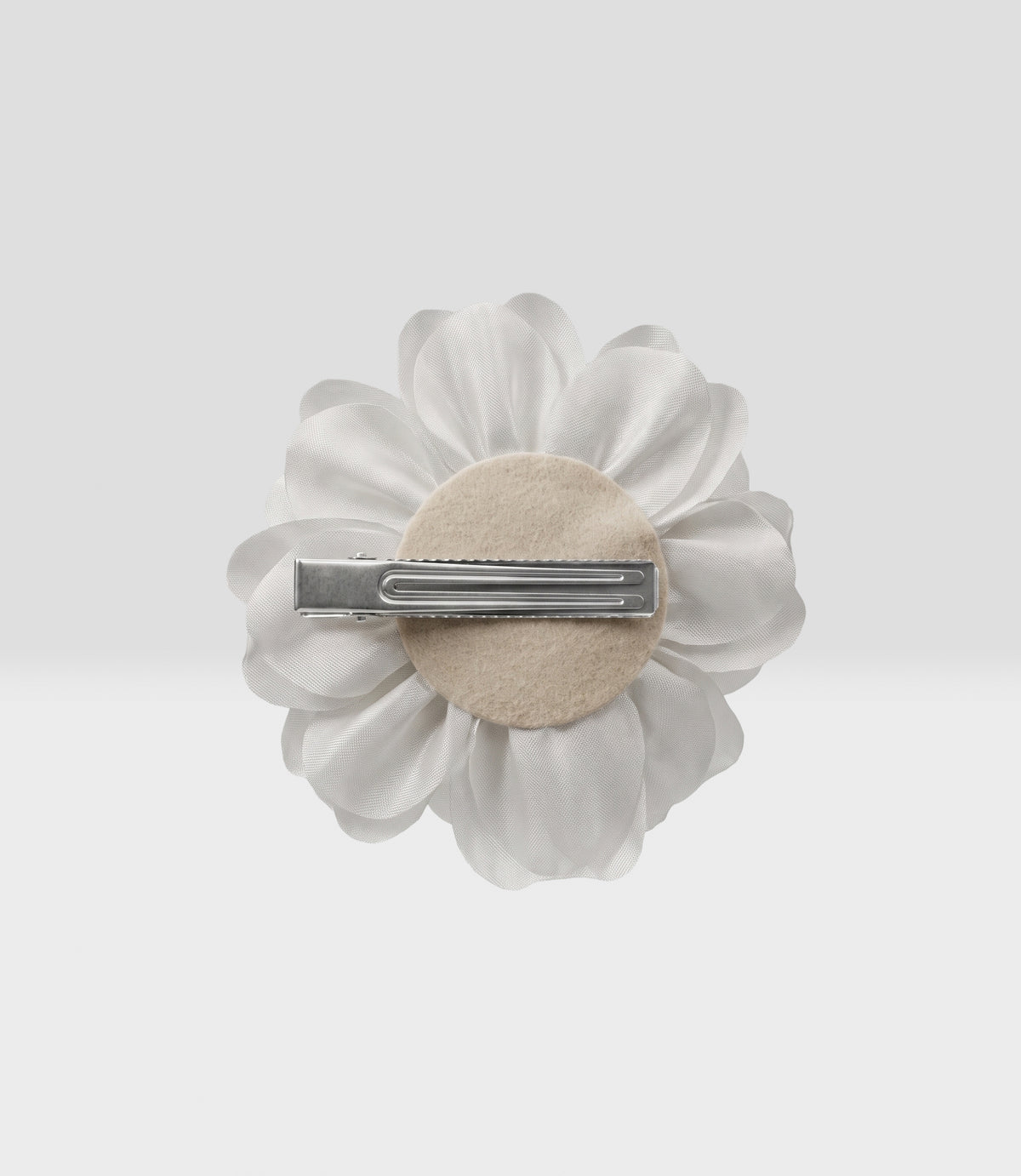 Pinche niña de flor Talla única / Blanco