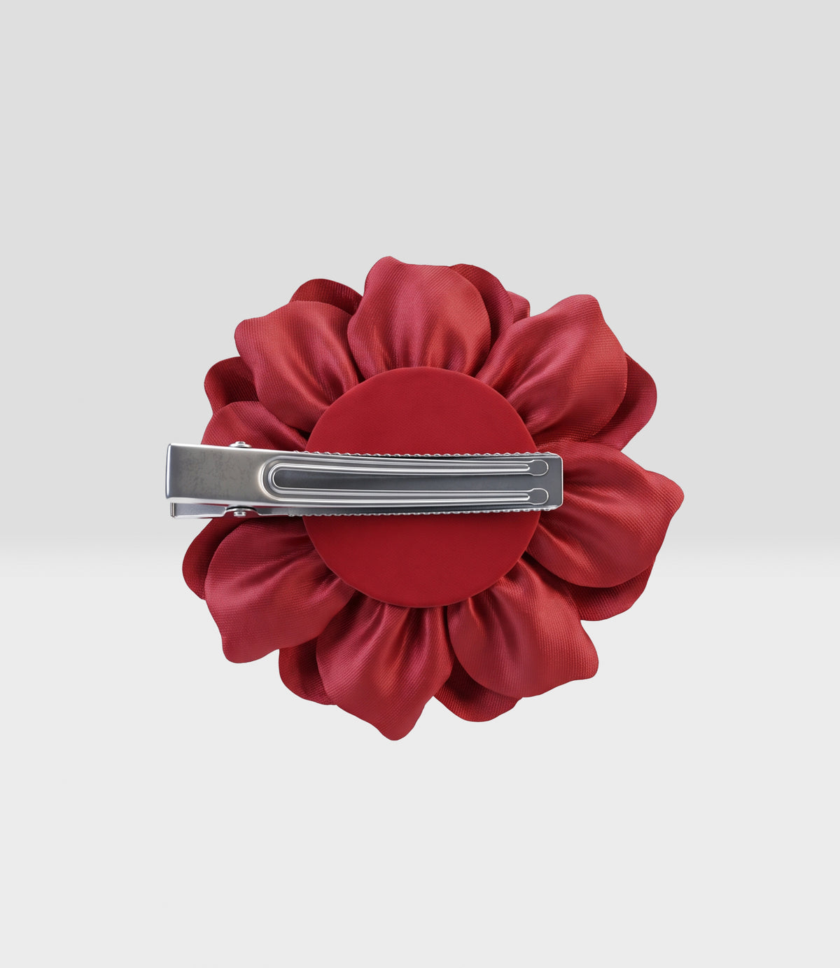 Pinche niña de flor Talla única / Rojo