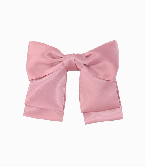Pinche niña con lazo Talla única / Palo Rosa